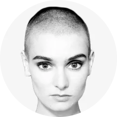 Portrait of Sinéad O'Connor