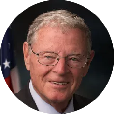 Portrait of James Mountain Inhofe
