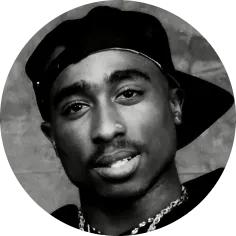 Portrait of Tupac Amaru (2Pac) Shakur
